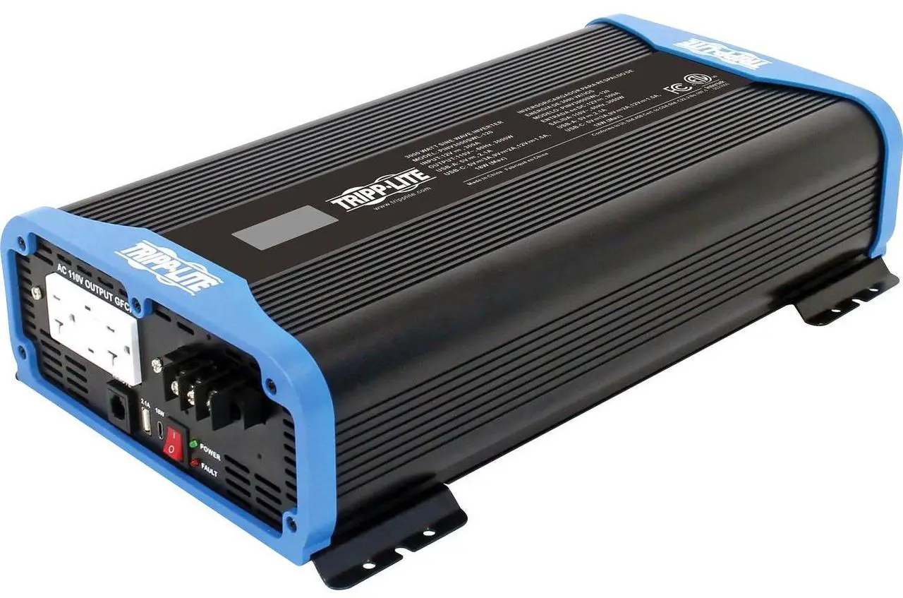 Alt view image 2 of 8 - Tripp Lite 1000W Light-Duty Compact Power Inverter PINV1000SW120