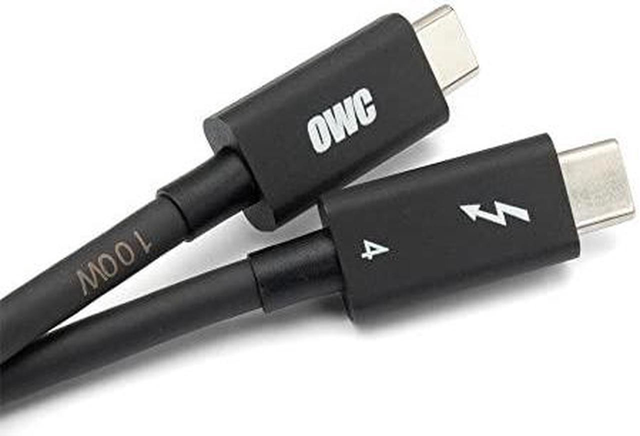 OWC, 2.0 Meter (79") Thunderbolt 4/USB-C cable, Universal C to C, 40Gb/s, 100W Power