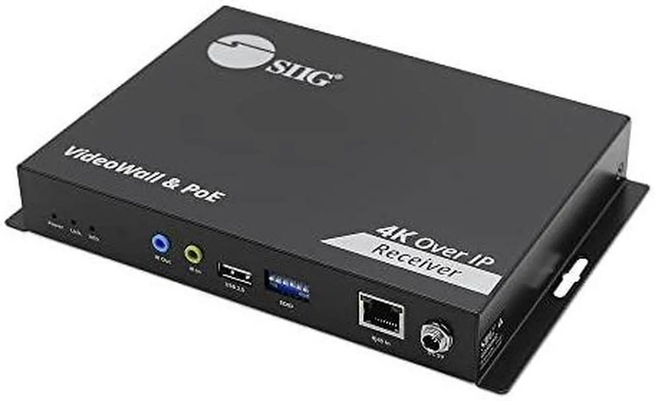 Alt view image 6 of 13 - SIIG 4K 60Hz 18Gbps HDMI over IP Matrix Decoder RX 394ft CE-H27G11-S1 Brown Box