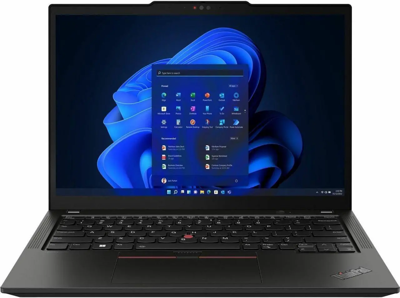 Alt view image 10 of 17 - Lenovo Laptop ThinkPad X13 AMD Gen 4, 13.3" IPS  60Hz,Ryzen 7 PRO 7840U,16GB, AMD Radeon 780M, 512GB SSD,Qualcomm Wifi,Win 11 Pro