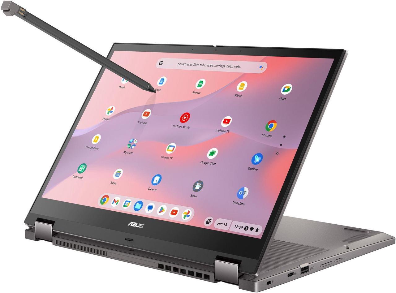 Alt view image 10 of 17 - ASUS Chromebook Vibe CX34 Flip Chromebook Intel Core i5 12th Gen 1235U (1.30GHz) 16 GB Memory 256 GB PCIe SSD 14.0" Touchscreen Chrome OS CX3401FBA-YZ566T-S