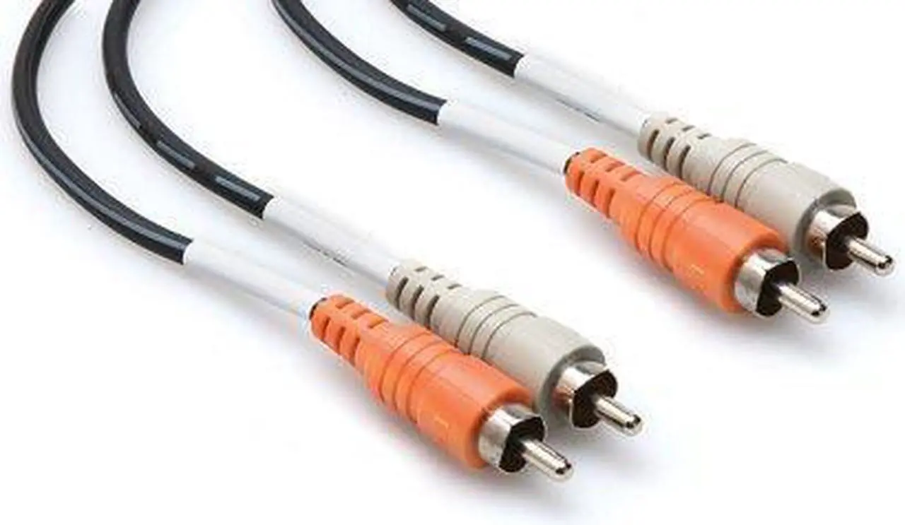 Alt view image 19 of 20 - Hosa CRA201 Dual RCA to Dual RCA Cable, 1 Meter (3.3 ft)
