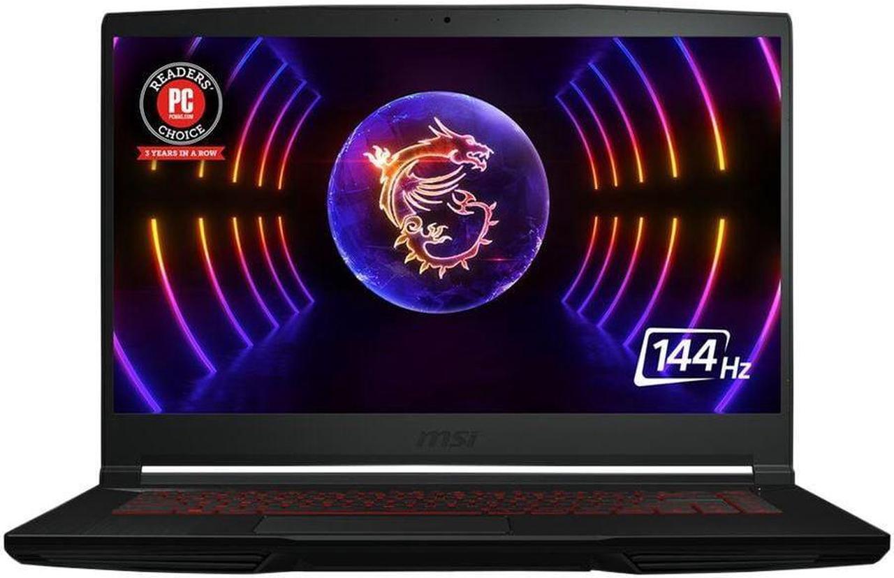 Alt view image 5 of 15 - MSI Thin GF63 15.6" Gaming Notebook FHD 144Hz Intel Core i5-12450H 8GB RAM 512GB SSD NVIDIA GeForce RTX 2050 4GB Black - 15.6" FHD Display - In-Plane Switching Technology - Intel Core i5-124
