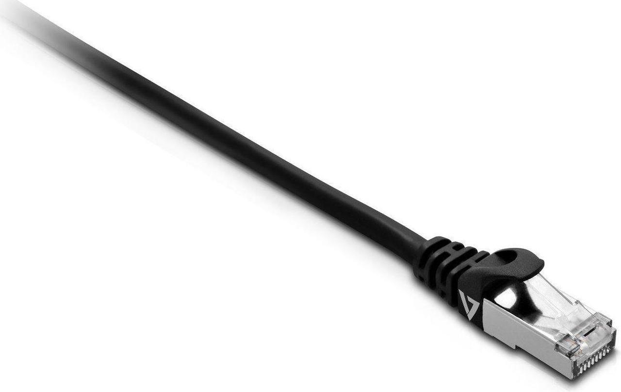 Alt view image 10 of 10 - V7-CABLES V7CAT7FSTP-1M-BLK-1E 3FT CAT7 FSTP BLACK PATCH CABLE