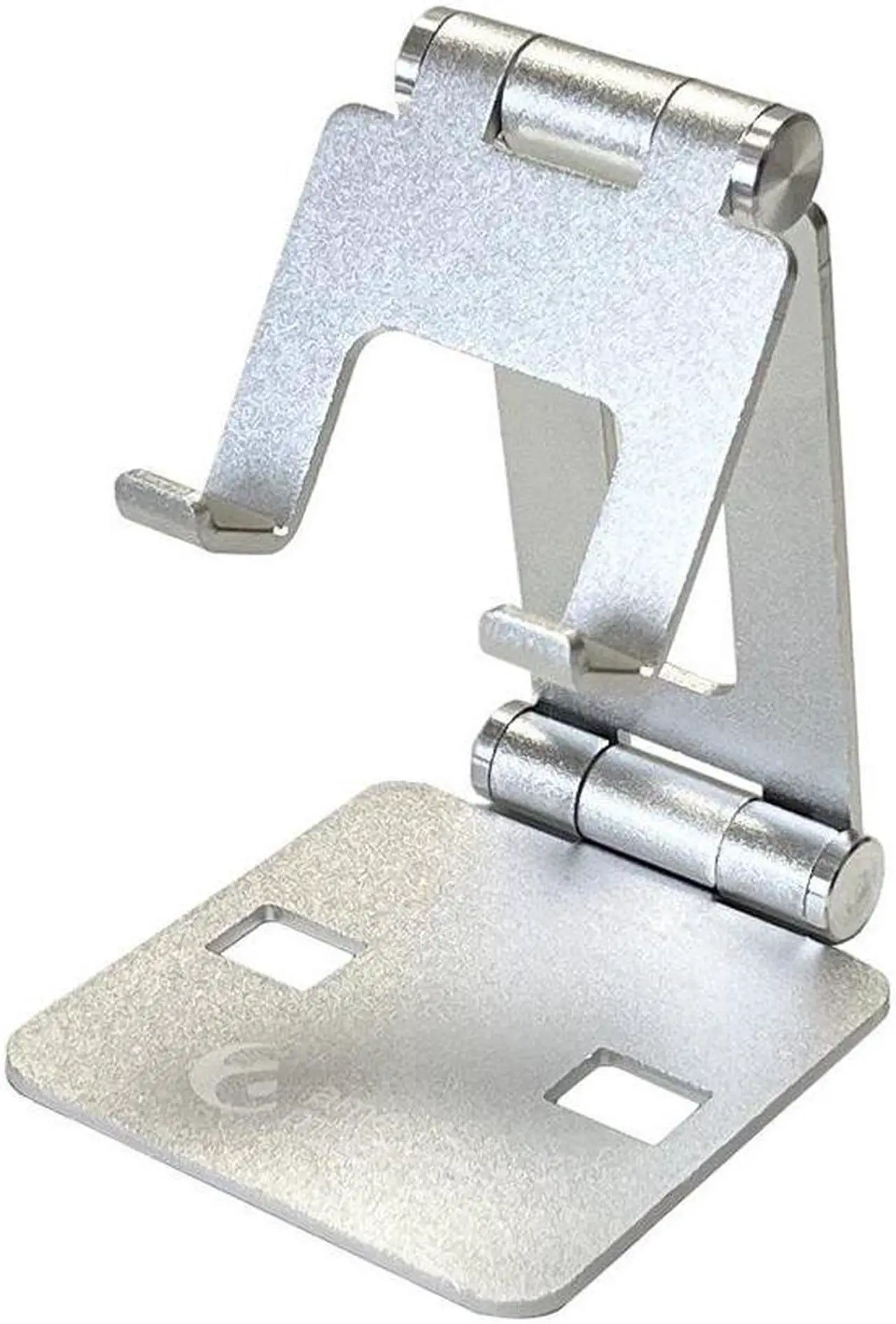 Alt view image 4 of 4 - Amer Mounts Simplicity Folding Phone Stand (Bright Aluminum)