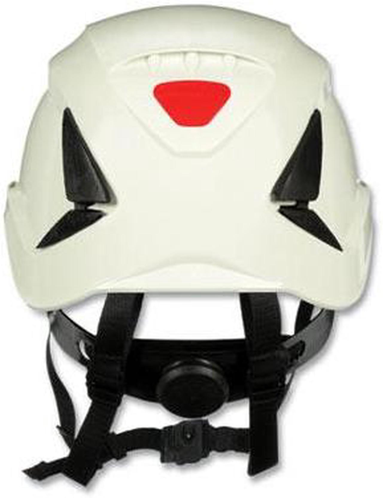 Alt view image 2 of 2 - SecureFit X5000 Series Safety Helmet 6-Point Pressure Diffusion Ratchet Suspension White 7100175570