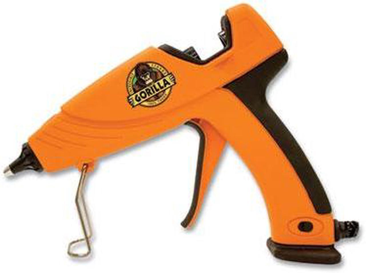 Alt view image 4 of 10 - gorilla dual temp full-size hot glue gun, orange