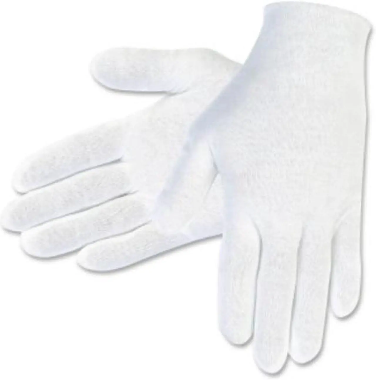 Alt view image 2 of 3 - MCR Safety Cotton Inspector Gloves Men's Reversible 8600C