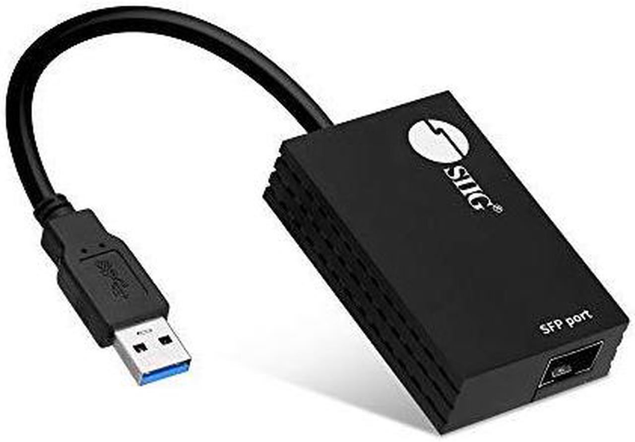 Alt view image 9 of 9 - SIIG USB 3.0 to SFP Gigabit Ethernet Adapter JUNE0B11S1