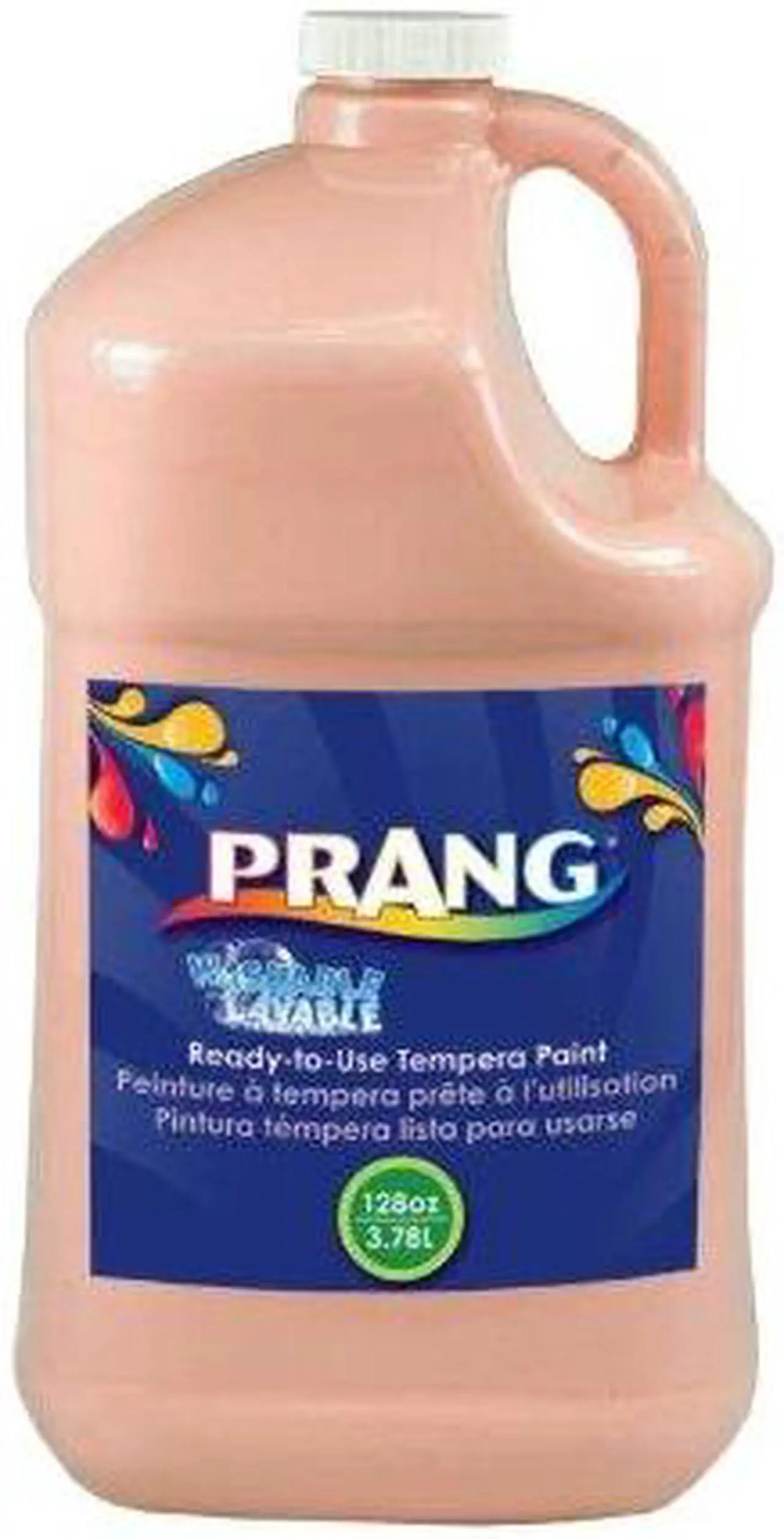 Alt view image 3 of 3 - Prang Washable Paint - 1 gal - 1 Each - Peach