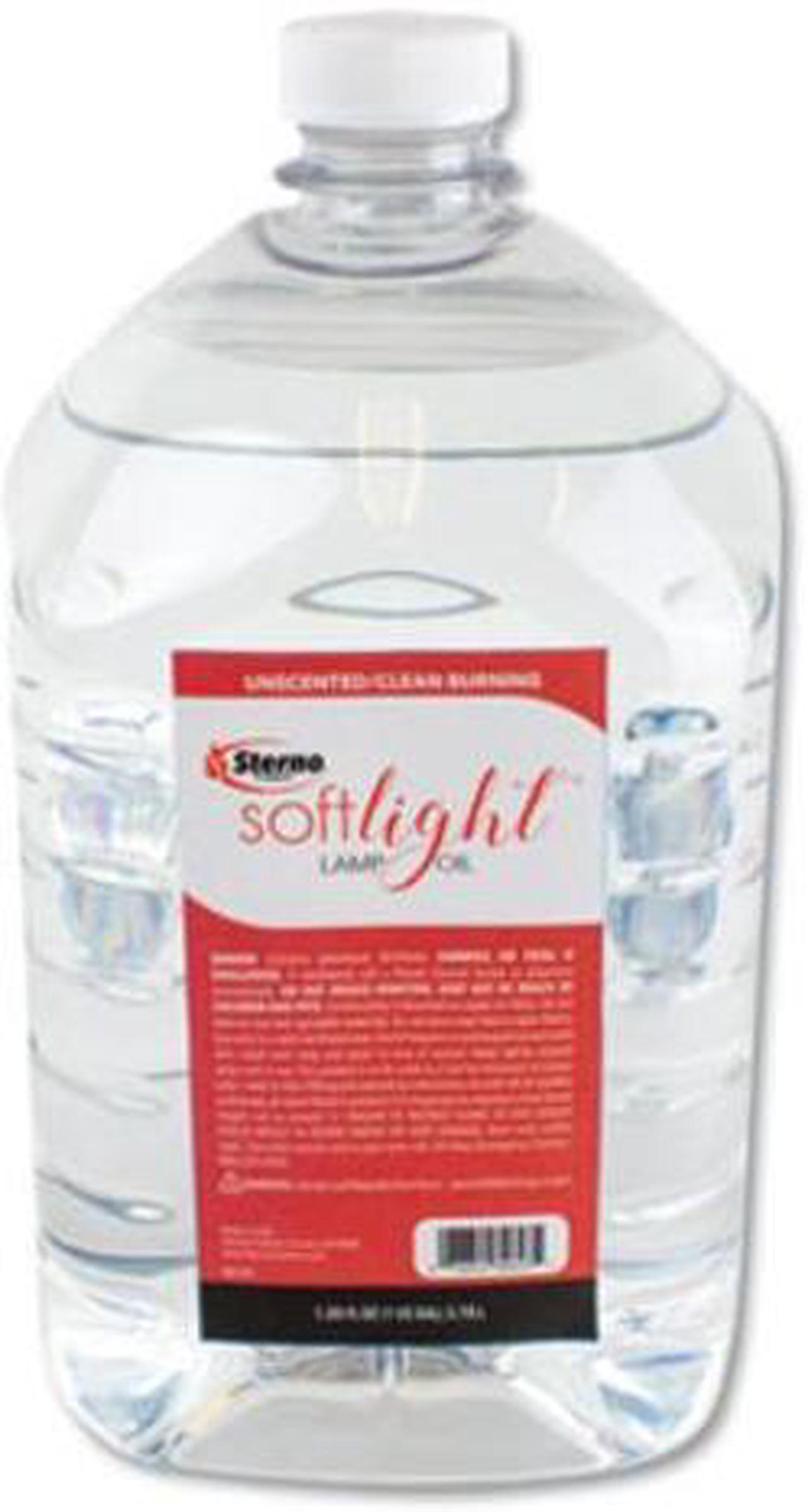 Alt view image 2 of 3 - Sterno Soft Light Liquid Wax Lamp Oil Clear Gallon 4 per Carton (STE30644)