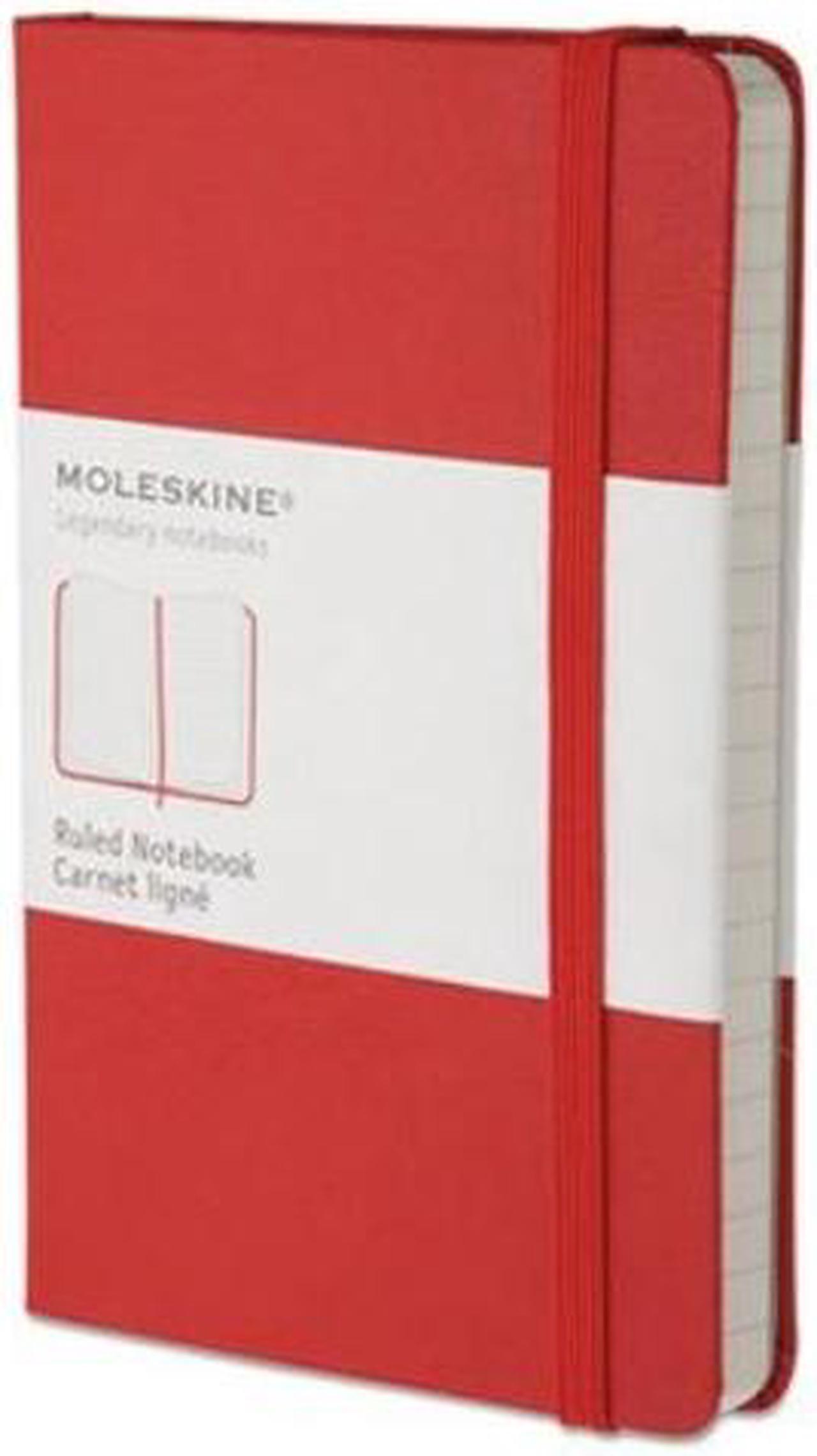 Alt view image 4 of 4 - Hard Cover Notebook, Plain, 5 1/2 x 3 1/2, Red Cover, 192 Sheets HBGMM710R
