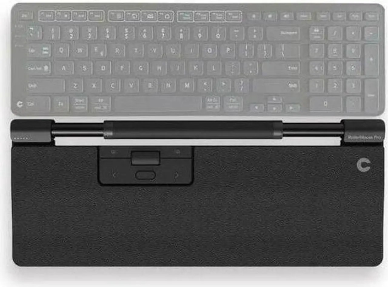 Alt view image 4 of 6 - Contour Design Wired RollerMouse Pro with Vegan Leather Wrist Rest #CDRMPRO20210