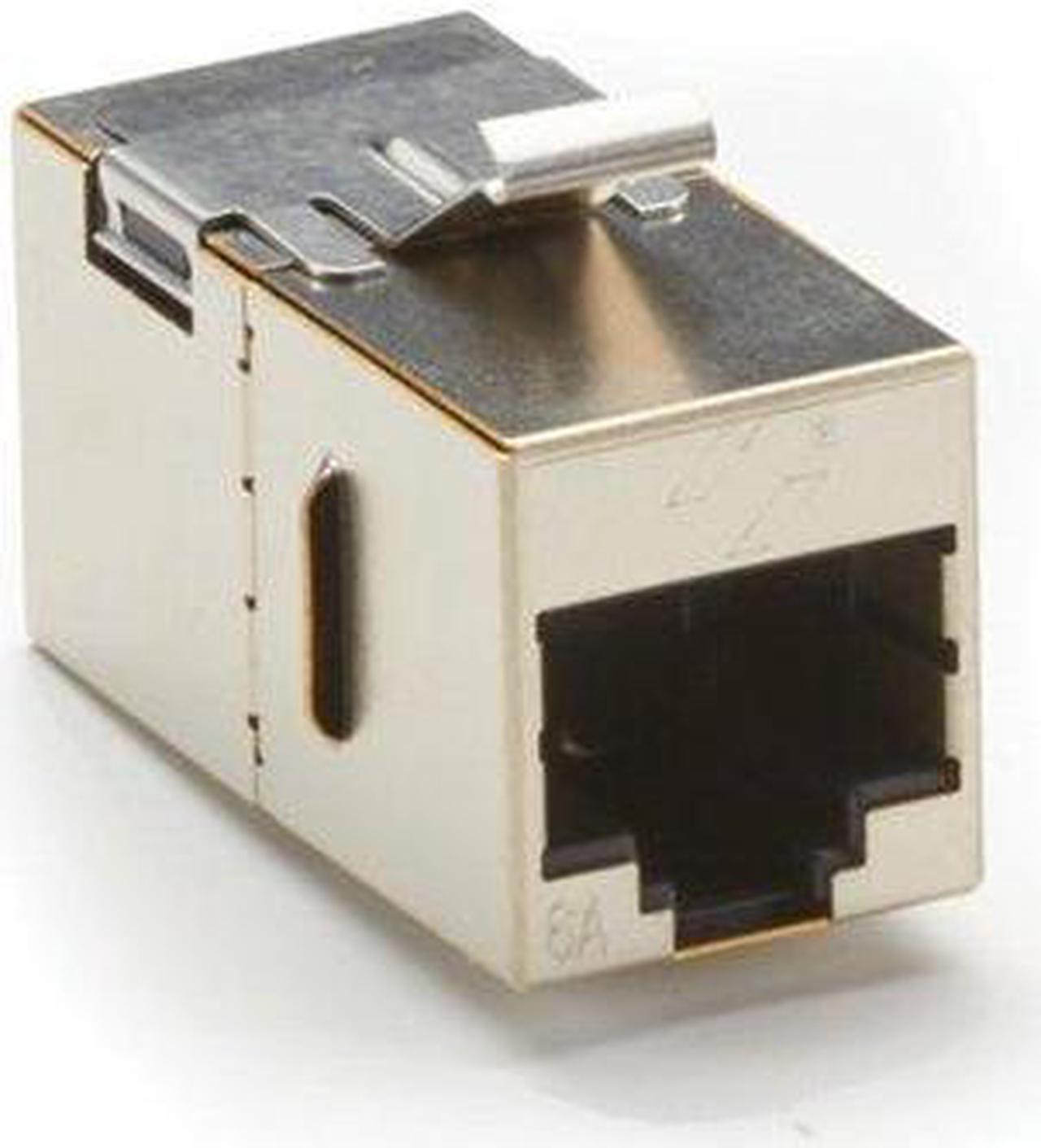 Alt view image 10 of 10 - Black Box C6ACP70S-SV CAT6A Shielded Keystone Coupler