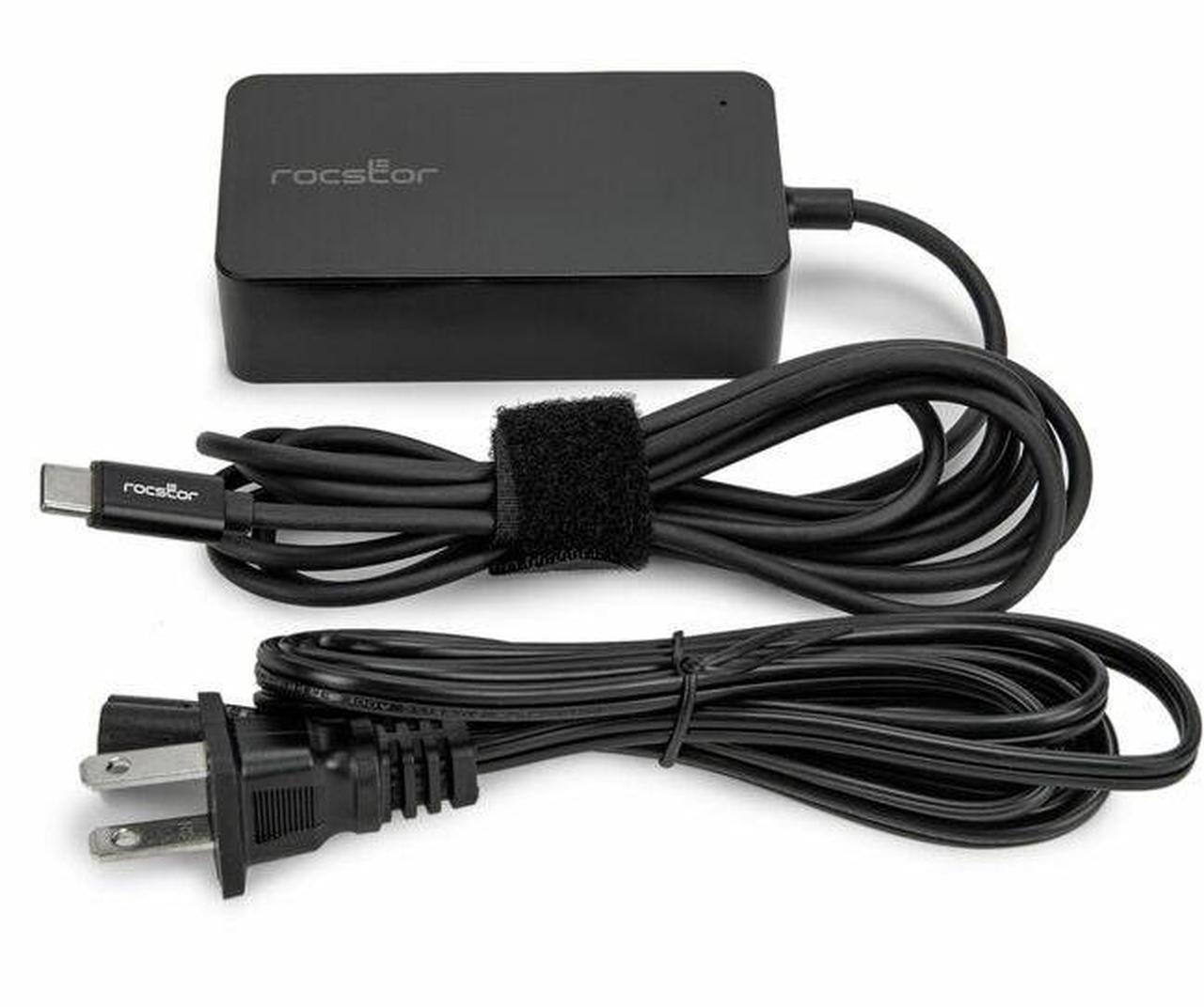 Alt view image 9 of 10 - Rocstor 45W Smart USB-C Laptop Power Adapter Charger - Compatible and perfect fit for Dell, HP®, Lenovo®, Microsoft® Surface®(23W, 24W) Power Supply, Apple