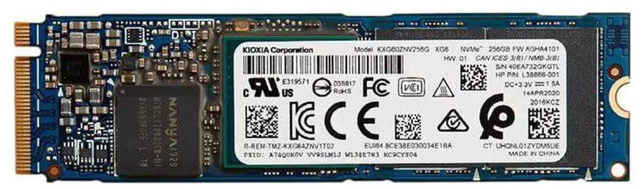 Alt view image 2 of 2 - HP 1 TB Solid State Drive Internal PCI Express NVMe 1 Year Warranty 406L7AA