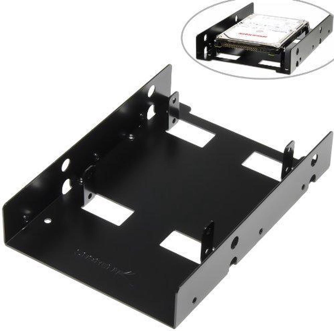 Alt view image 12 of 12 - Sabrent 2.5 Inch to 3.5 Inch Internal Hard Disk Drive Mounting Bracket Kit (BK-HDDF)