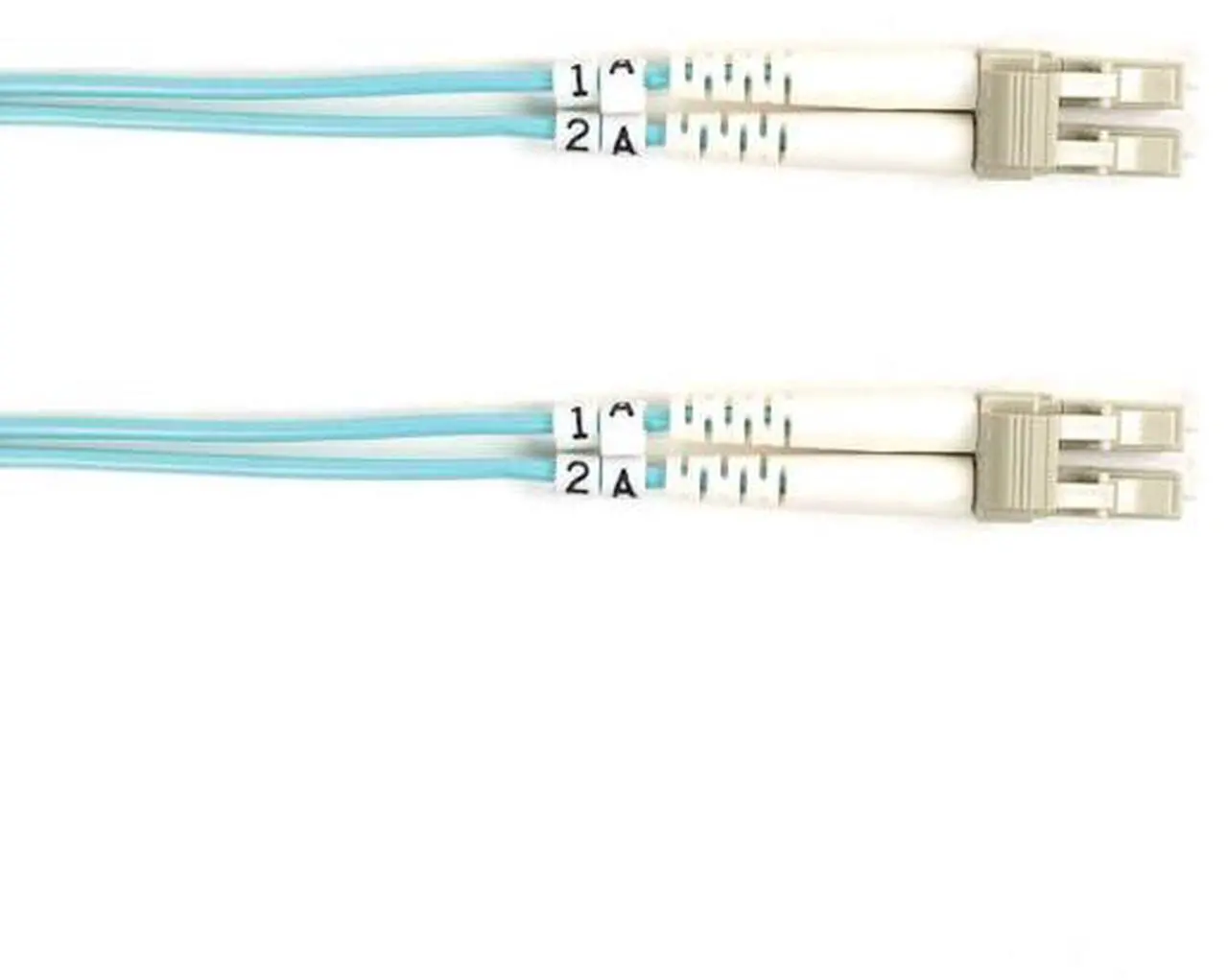 Alt view image 10 of 10 - Black Box FO10G-001M-LCLC 3.28 ft. Aqua Multimode Value Line Patch Cable