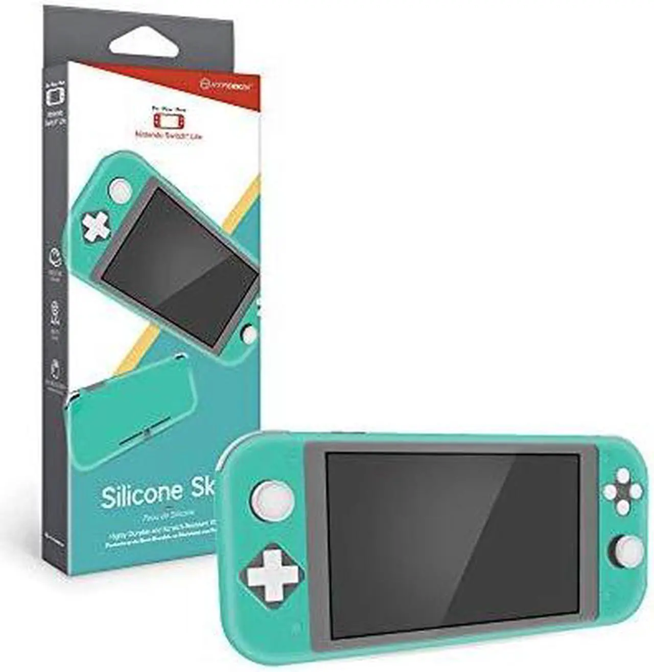 Alt view image 5 of 5 - Hyperkin Silicone Skin Console Case for Nintendo Switch Lite - Turquoise