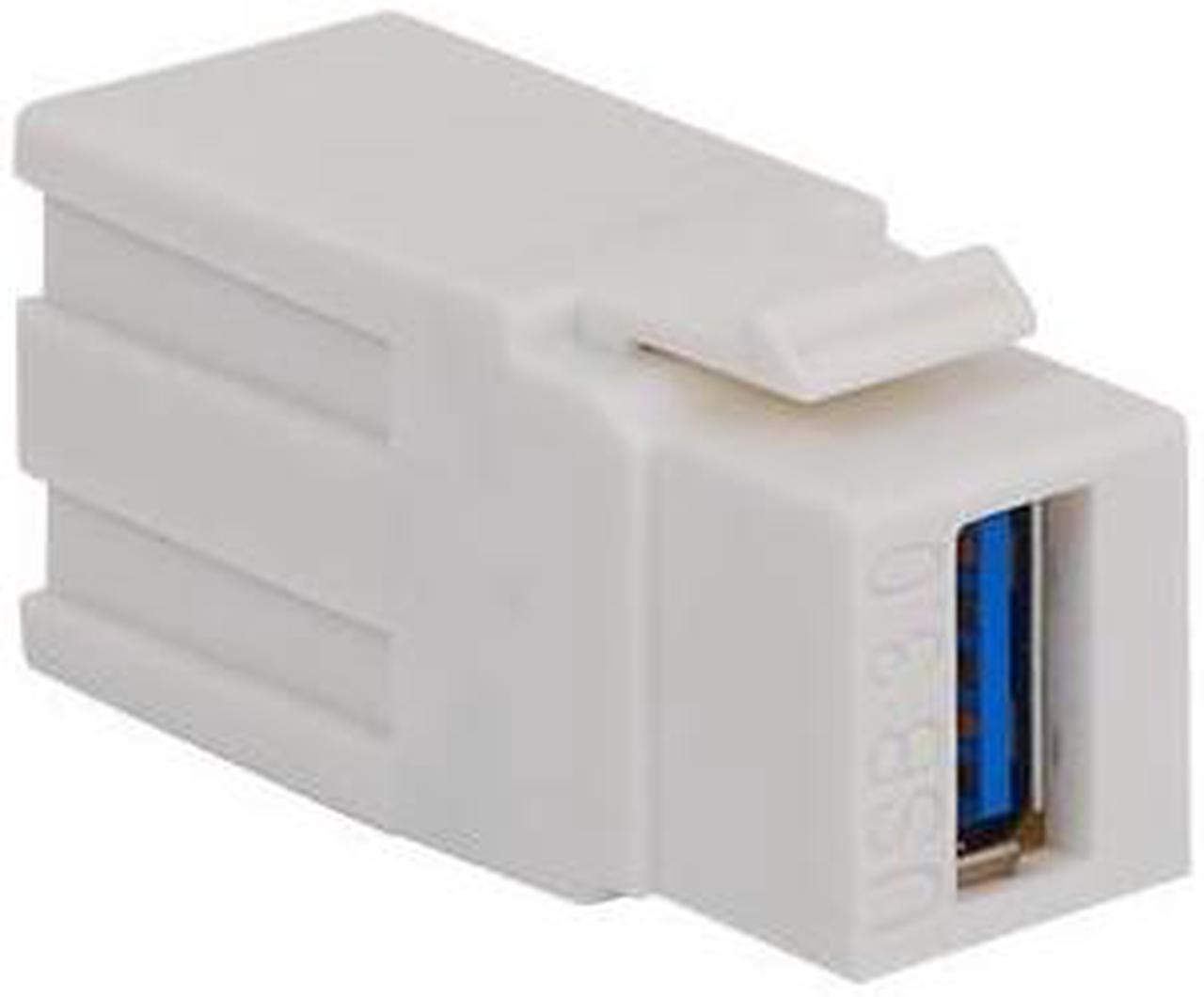 Alt view image 5 of 5 - MODULE, USB,TYPE A, FEMALE TO FEMALE, WH