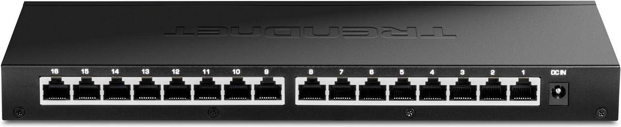 Alt view image 5 of 10 - TRENDnet TEG-S3160, 16-Port Unmanaged 2.5G Desktop Network Ethernet Switch