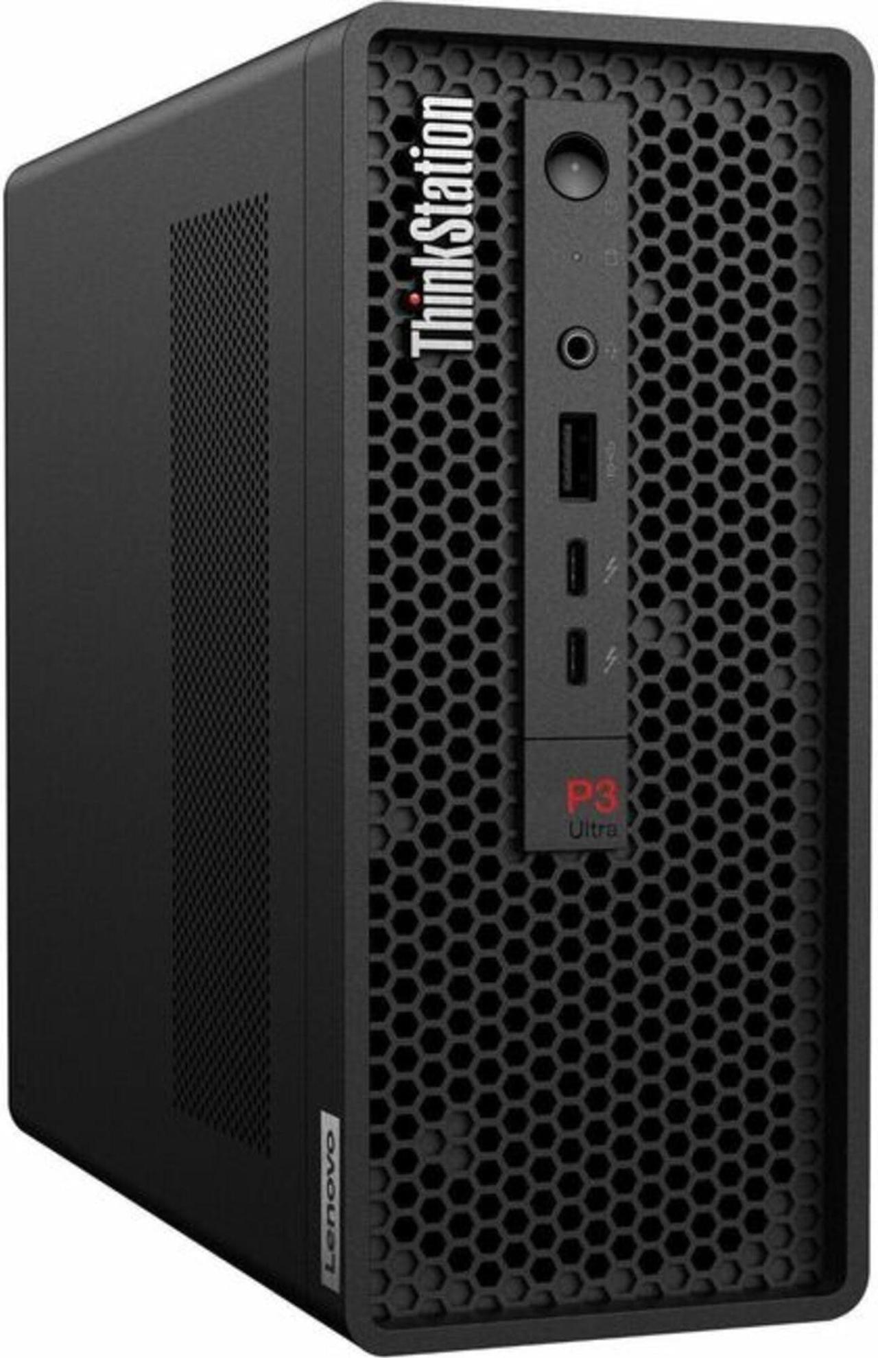 Alt view image 8 of 8 - Lenovo ThinkStation P3 30HA001DUS Workstation - Intel Core i5 13th Gen i5-13600K - 16 GB - 512 GB SSD - Mini-tower - Intel W680 Chip - Windows 11 Pro - NVMe Controller - English Keyboard - Gigabit Eth