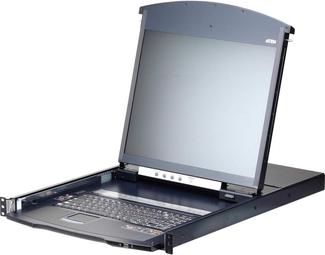 Alt view image 15 of 15 - ATEN 8-PORT 19 LCD IP CAT5 KVM