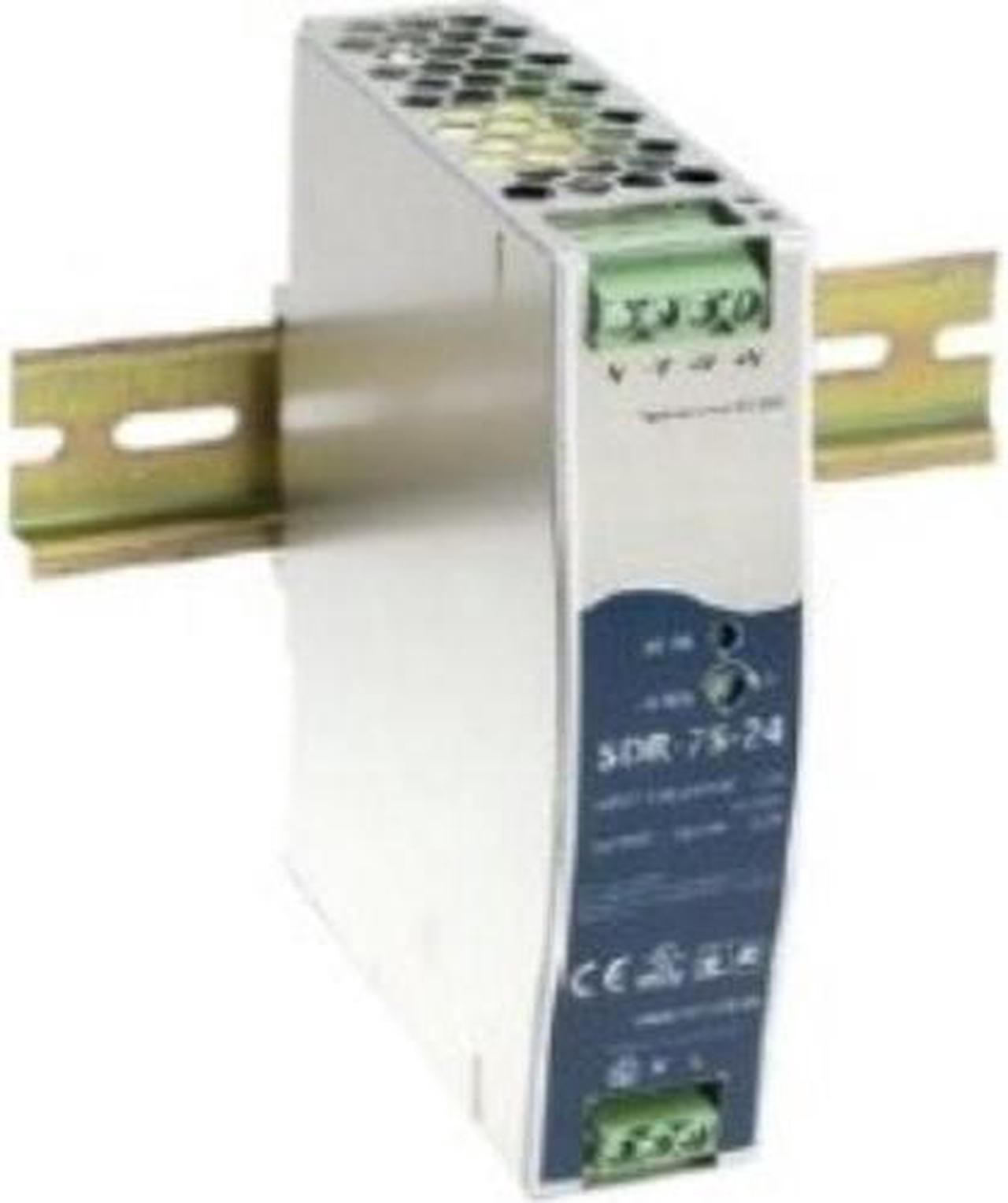 Alt view image 4 of 4 - Transition Networks Industrial Din Rail Mounted Power Supply