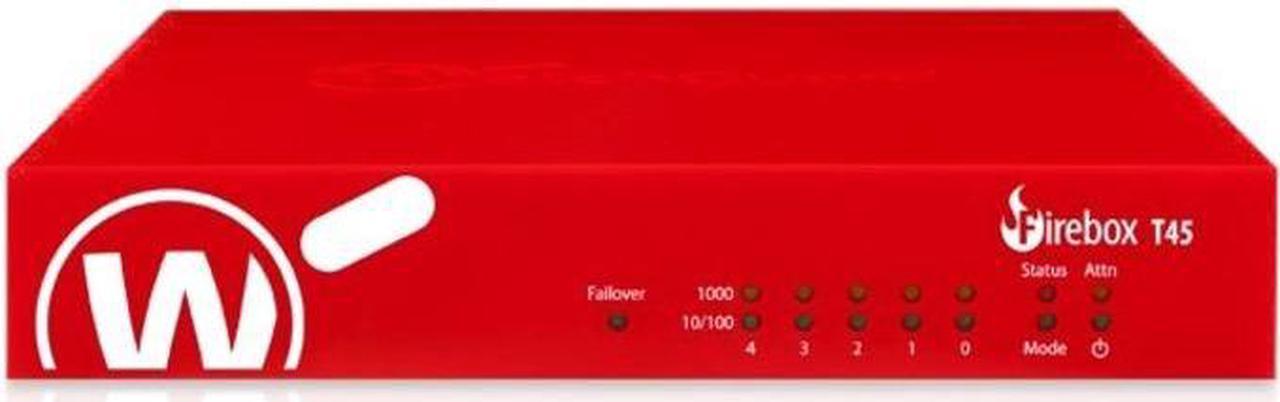 WatchGuard Firebox T45-W-PoE Network Security/Firewall Appliance WGT48413US