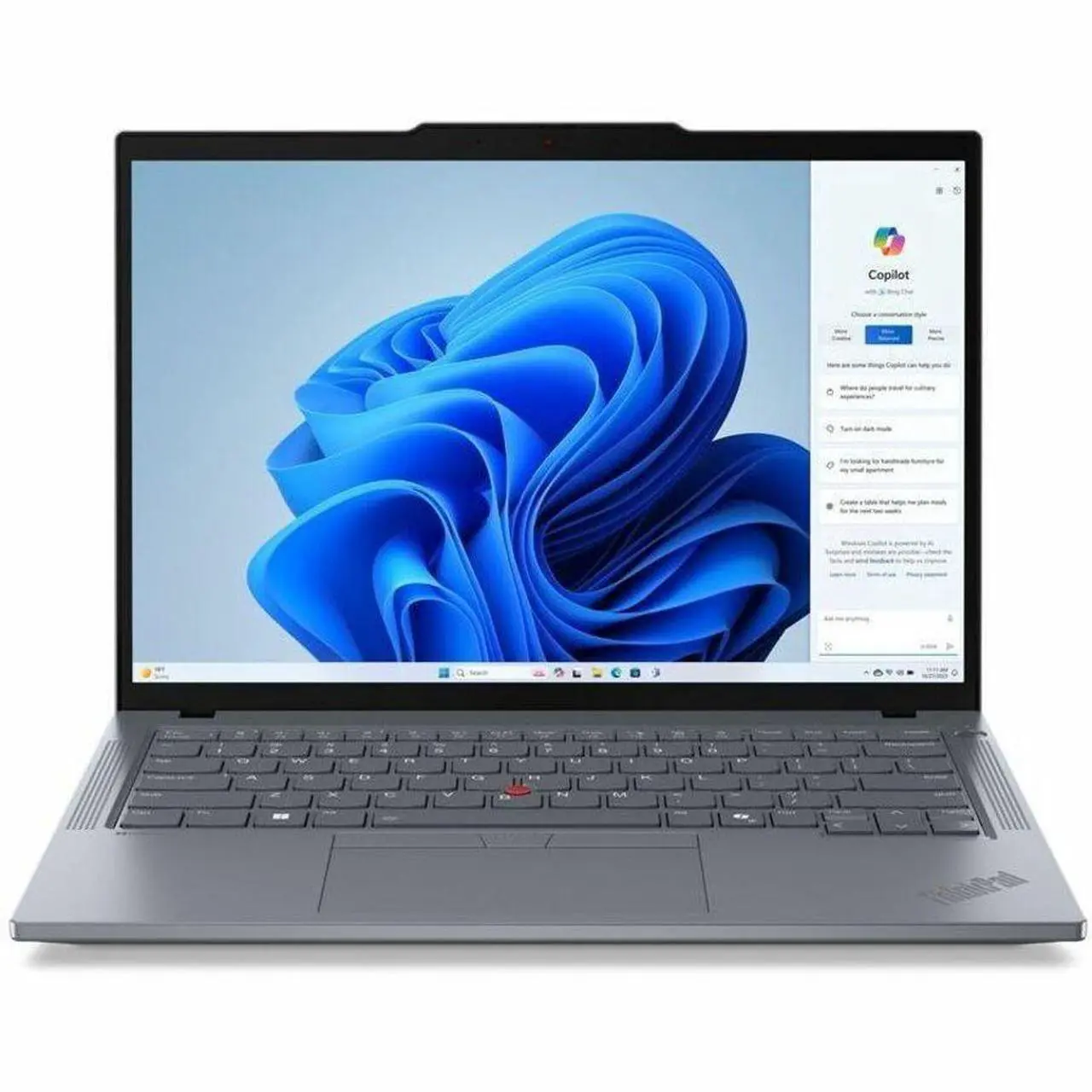 Alt view image 8 of 8 - Lenovo ThinkPad T14 Gen 5 21ML0054US 14" Touchscreen Notebook - WUXGA - Intel Core Ultra 7 155U - 16 GB - 1 TB SSD - English Keyboard - Gray - Intel Chip - 1920 x 1200 - Windows 11 Pro - Intel -