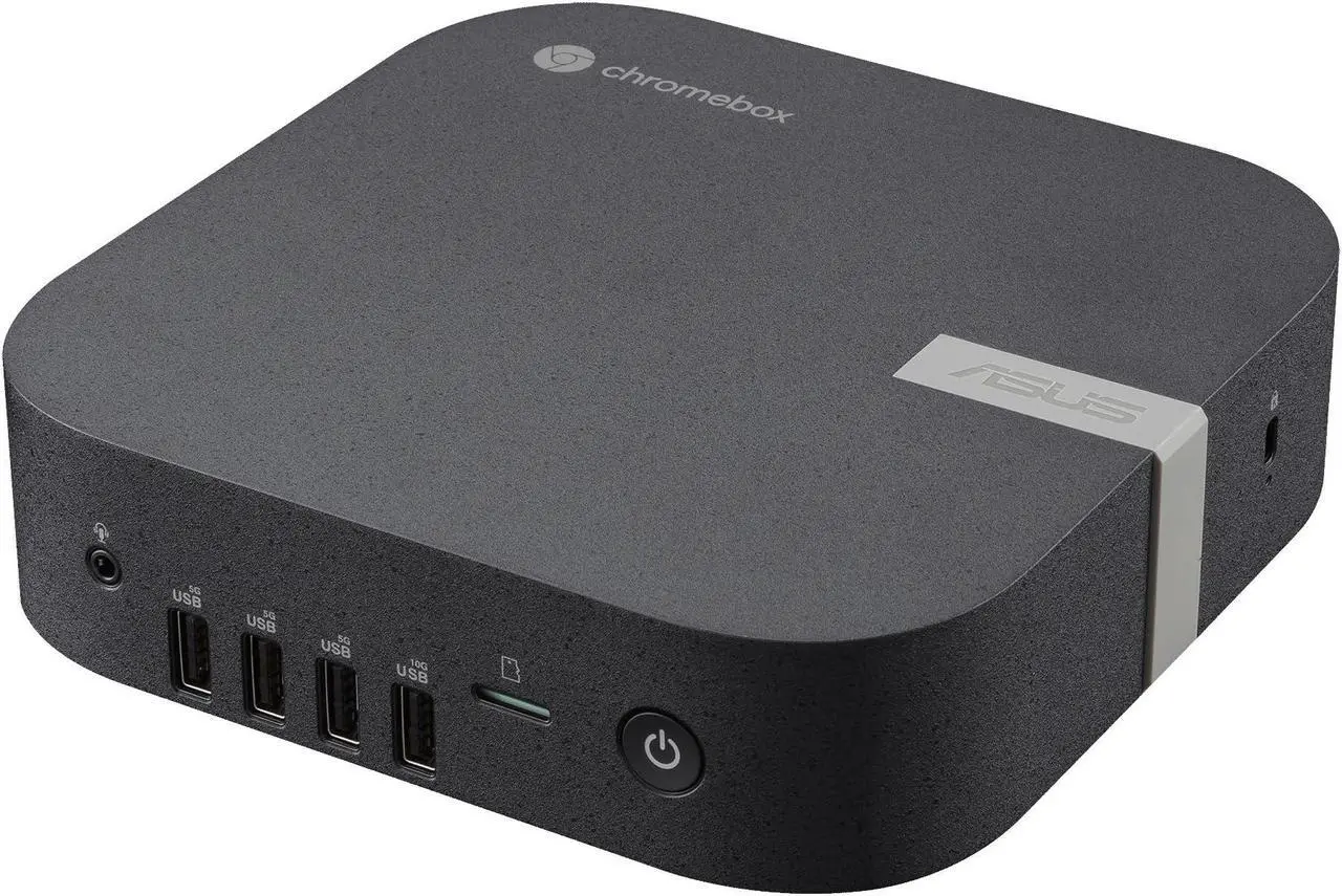 Alt view image 8 of 8 - Asus Chromebox 5a CHROMEBOX5A-S3081UN Chromebox - Intel Core i3 13th Gen i3-1315U - 8 GB - 128 GB SSD - Mini PC - Eco Black - Intel Chip - ChromeOS - Intel Iris Xe Graphics DDR4 SDRAM - IEEE 802.11ax