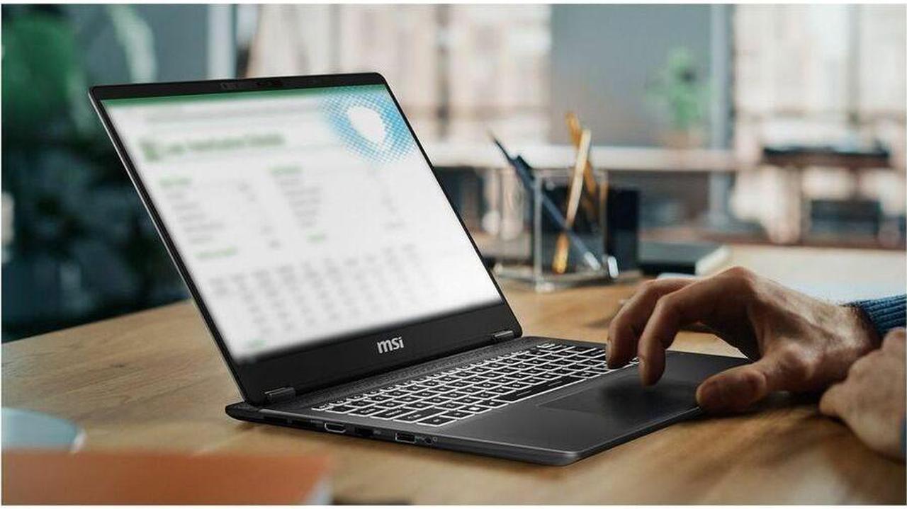 Alt view image 8 of 9 - MSI Prestige 14 AI Evo C1M Prestige 14 AI Evo C1MG-001US 14" Notebook - Full HD Plus - Intel Core Ultra 9 185H - Intel Evo Platform - 64 GB - 2 TB SSD - Stellar Gray - Intel Chip - 1920 x 1200 -