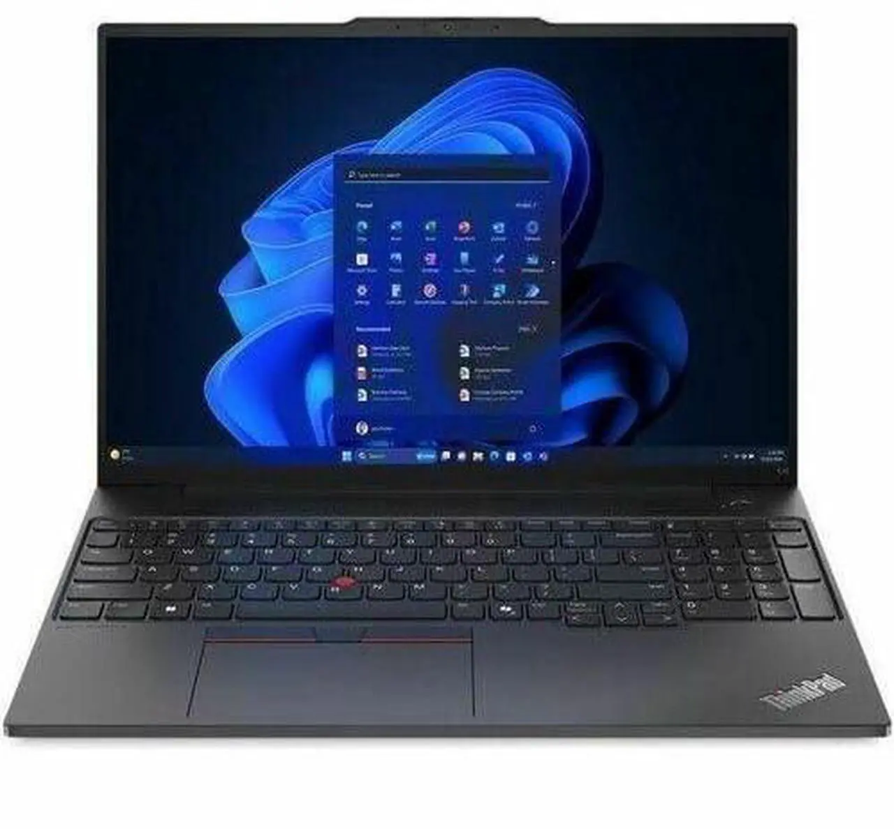 Alt view image 8 of 8 - Lenovo ThinkPad E16 Gen 2 21MA0004US 16" Touchscreen Notebook - WUXGA - Intel Core Ultra 5 125U - 16 GB - 512 GB SSD - English Keyboard - Black - Intel Chip - 1920 x 1200 - Windows 11 Pro - Intel