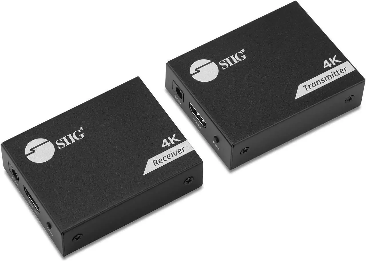 Alt view image 8 of 9 - SIIG 4K HDMI USB KVM Extender over CAT6 - Up to 230 feet - Zero Latency - ESD Protection - SIIG HDMI KVM Extender transmits HDMI 1080p and USB signals up to 230ft (70m) over single Cat6/7 cable with z