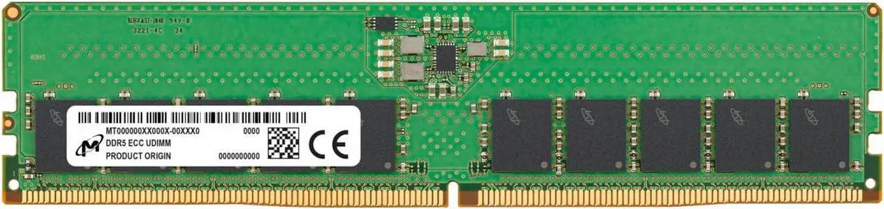 Alt view image 2 of 2 - Micron 16GB (1 x 16GB) DDR5 SDRAM Desktop Memory Model MTC10C1084S1EC56BD1R