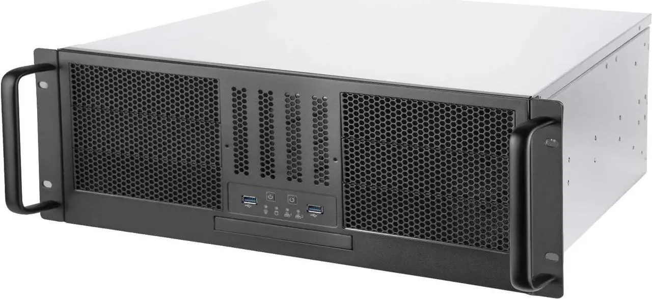 Main image of SilverStone RM41-506 Black SGCC 4U Rackmount Rackmount Server Chassis 6 x 5.25" drive bay External 5.25" Drive Bays