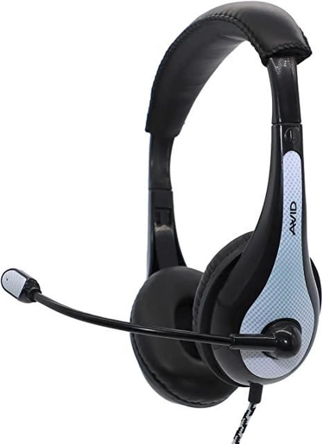 Alt view image 2 of 2 - AVID Education AE-36 Headset with Noise Cancelling Microphone and 3.5mm Plug, White - 1EDU-AE36WH-ITE