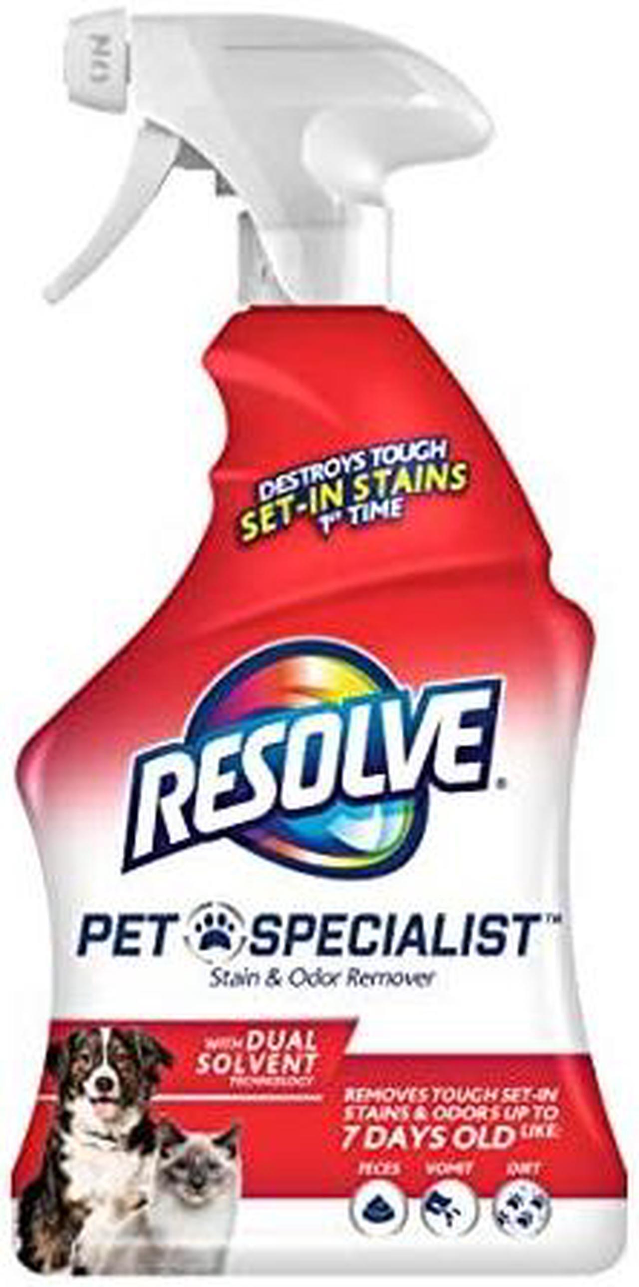 Alt view image 2 of 2 - Resolve Pet Specialist Stain and Odor Remover Citrus 32 oz 12/Carton