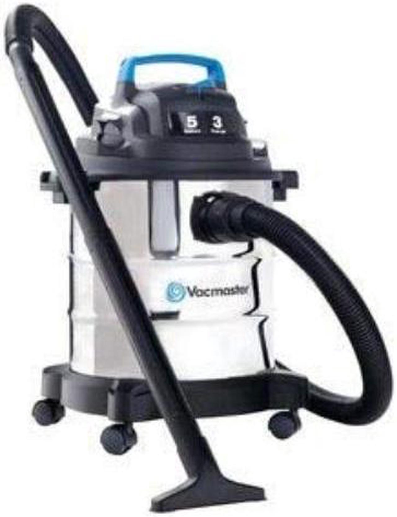 Alt view image 2 of 2 - Vacmaster Stainless Steel Wet/Dry Vac, 5 Gallon, 3 HP 1-1/4" Hose (VOC507S)