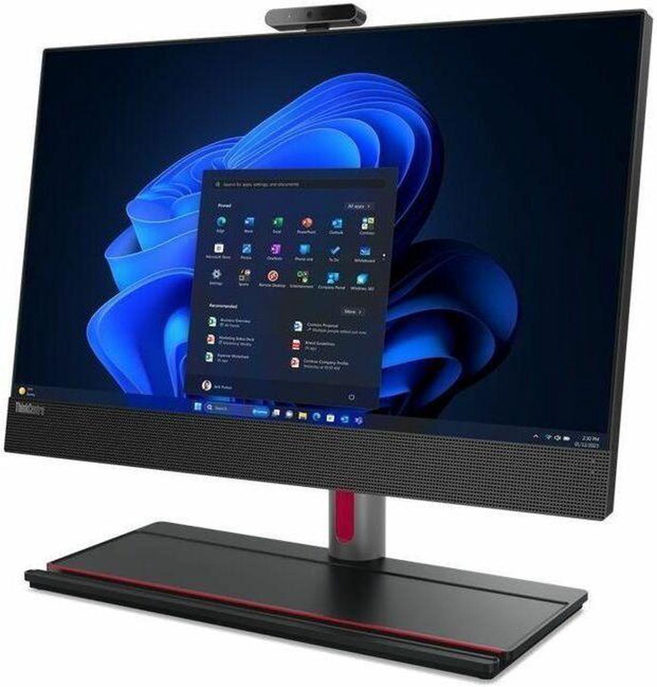 Alt view image 8 of 9 - Lenovo ThinkCentre M90a Gen 5 12SH001PUS All-in-One Computer - Intel Core i7 14th Gen i7-14700 - vPro Technology - 32 GB - 1 TB SSD - 23.8" Full HD - Desktop - Black - Intel Q670 Chip - 1920 x 10