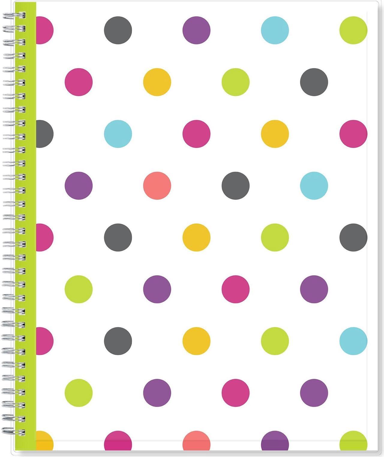 Main image of 2024-2025 Blue Sky Teacher Lesson Planning Weekly/Monthly Calendar, 8-1/2" x 11", Red/Pink/Blue, July 2024 To June 2025, 100330-A
