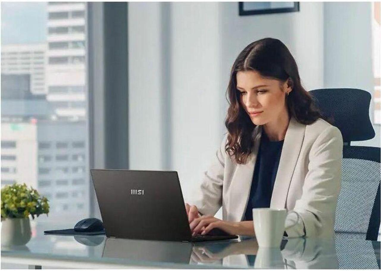 Alt view image 8 of 9 - MSI Commercial 14 H A13MG Commercial 14 H A13MG vPro-229US 14" Notebook - Full HD Plus - Intel Core i5 13th Gen i5-13500H - 32 GB - 1 TB SSD - Solid Gray - Intel Chip - 1920 x 1200 - Windows 11 P