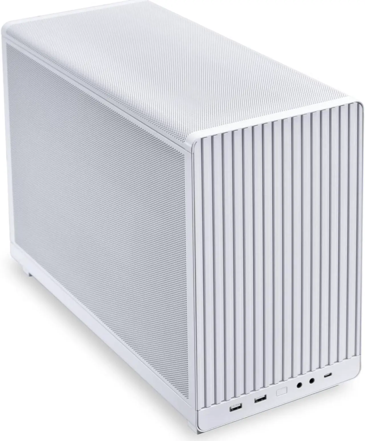Alt view image 2 of 2 - Lian Li A3W.US mATX 26.3L micro form factor chassis- Supports up to 360 radiator and 10 x 120mm fans- Supports standard ATX PSUs-In collaboration with DAN Cases (White)