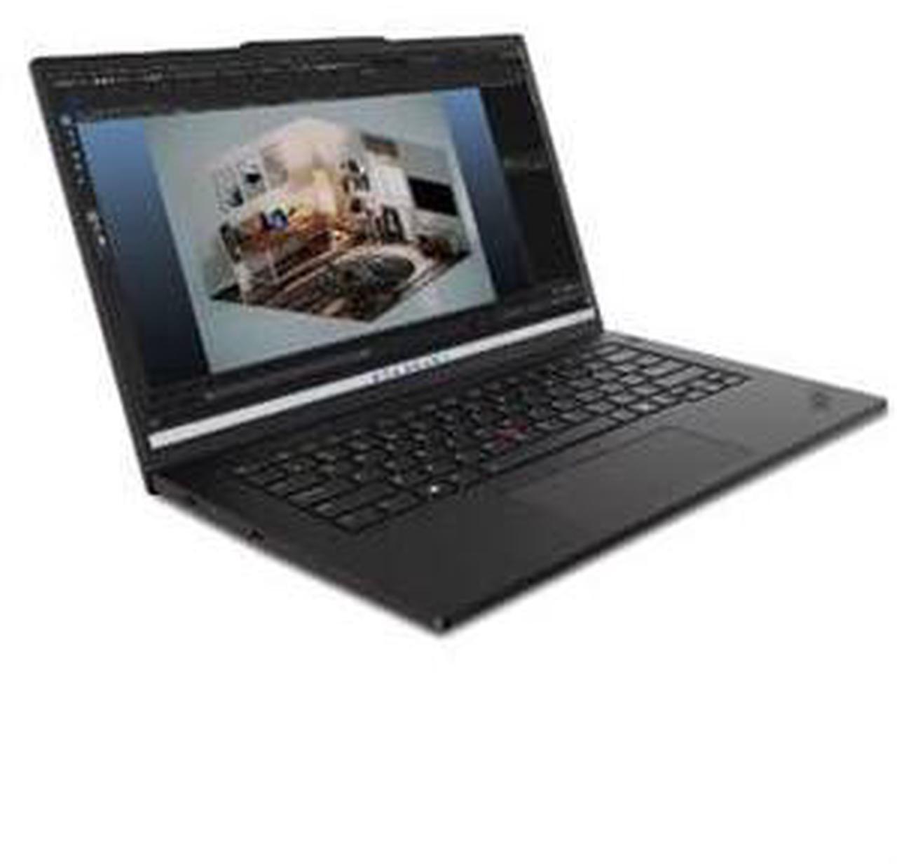 Alt view image 8 of 9 - Lenovo ThinkPad P14s Gen 5 21G2001TUS 14.5" Touchscreen Mobile Workstation - WQXGA - Intel Core Ultra 7 165H - vPro Technology - 32 GB - 1 TB SSD - English Keyboard - Black - Intel Chip - 2560 x