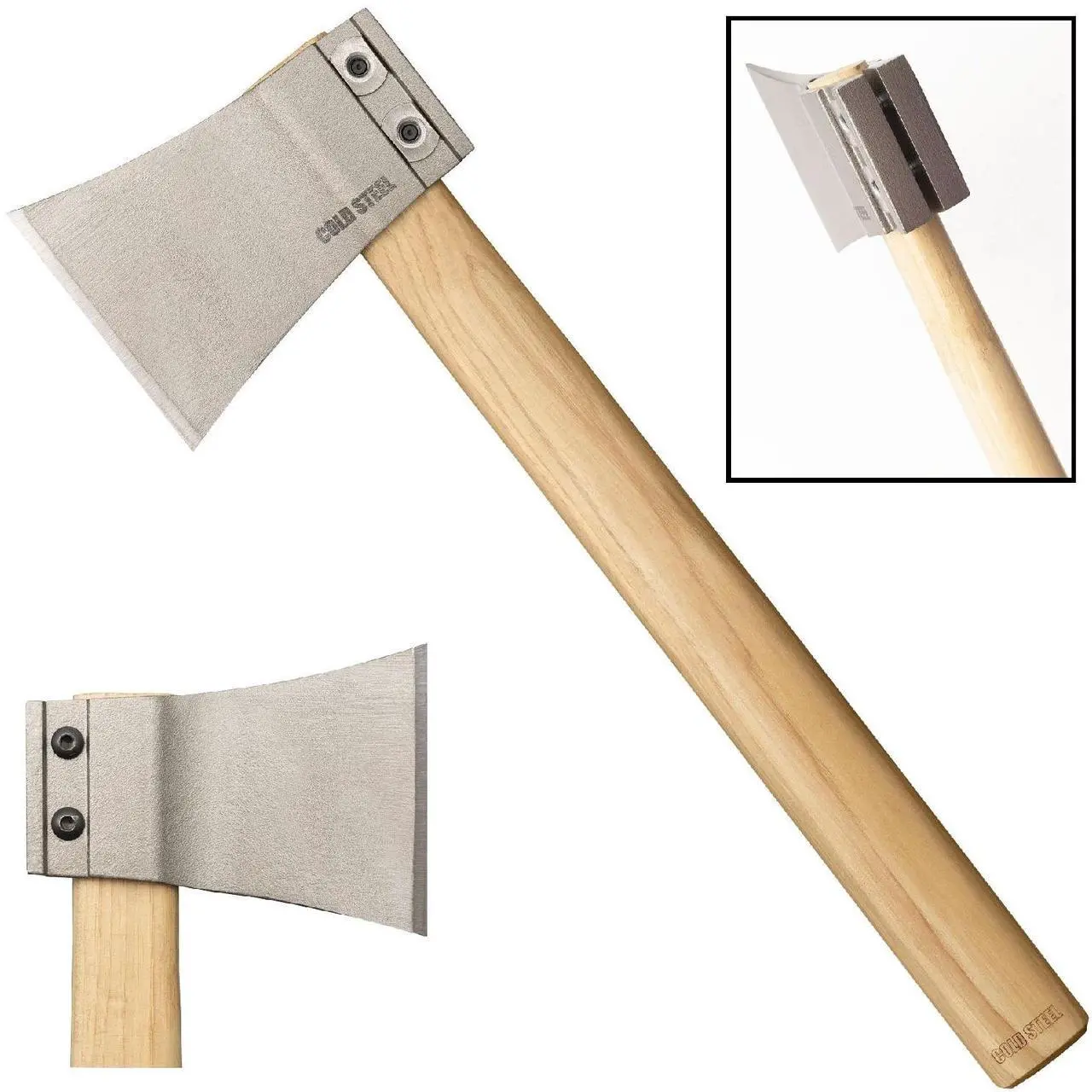Alt view image 5 of 6 - Cold Steel 90AXA Professional Throwing Hatchet Axe Blade with Removable Handle