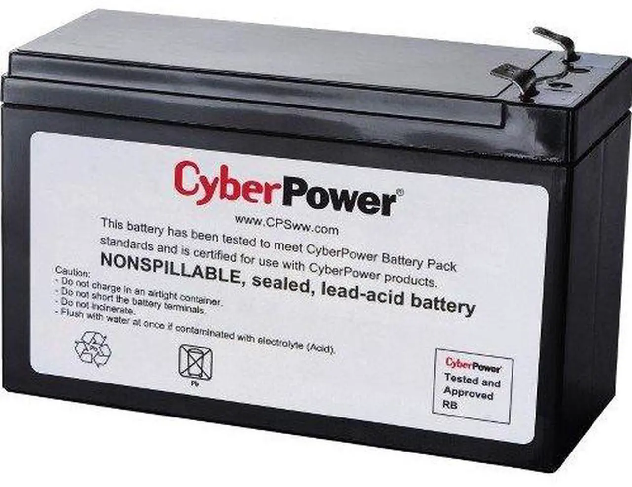 Alt view image 9 of 12 - CYBERPOWER RB1270B Crtrdg12V 7AH UPSBtry CP600LCD