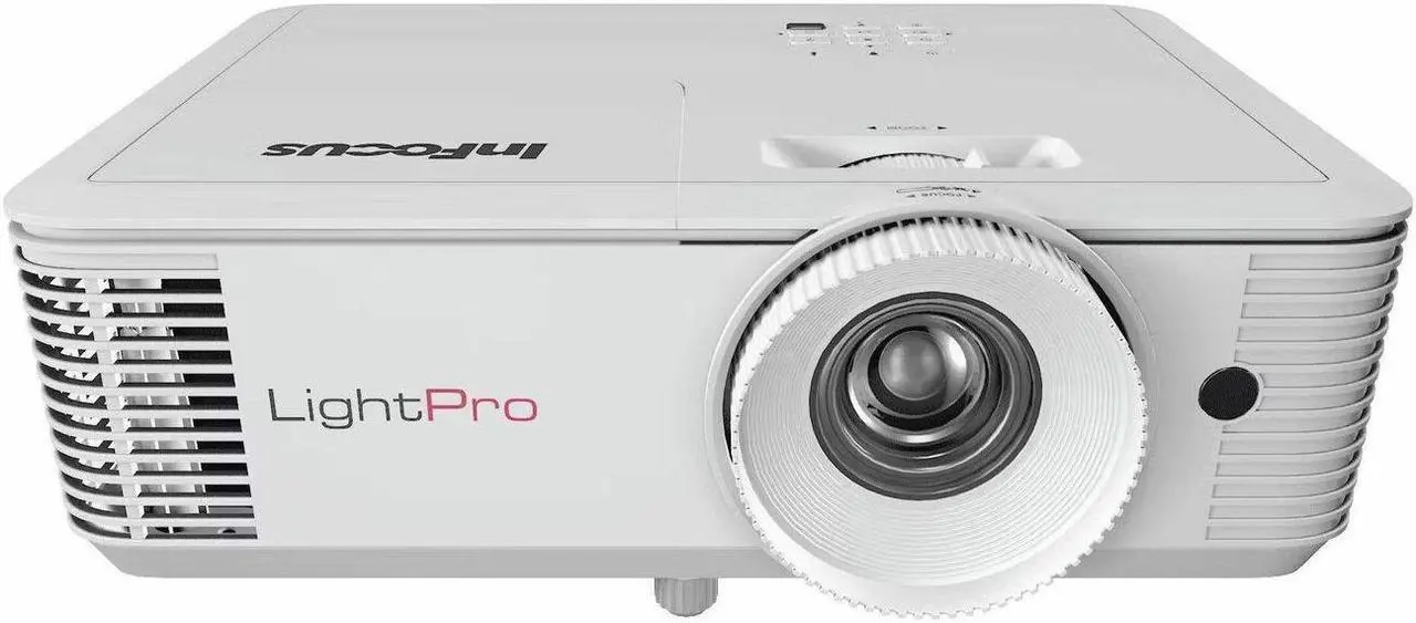 Alt view image 8 of 9 - InFocus Genesis IN0004SL 3D Standard Throw DLP Projector - 4:3 - Portable - 1024 x 768 - Front - 1080p - 15000 Hour Normal Mode - XGA - 30,000:1 - 4000 lm - HDMI - USB - Room, Presentation, Cinema, Ga