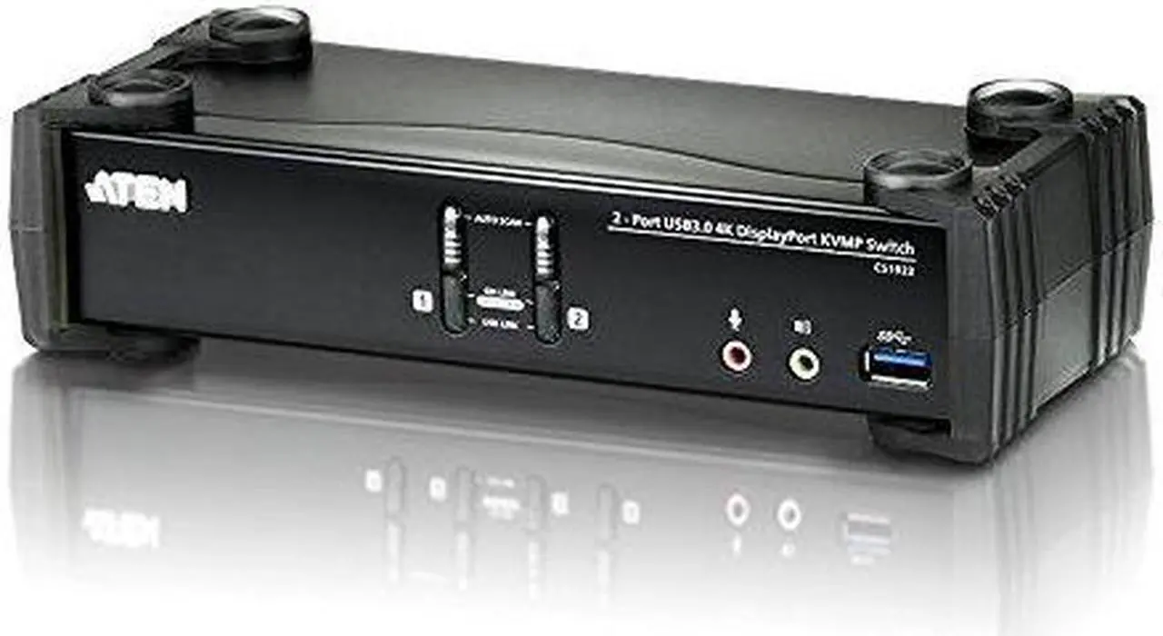 Alt view image 10 of 14 - ATEN CS1922 2-Port USB 3.0 4K DisplayPort KVMP Switch