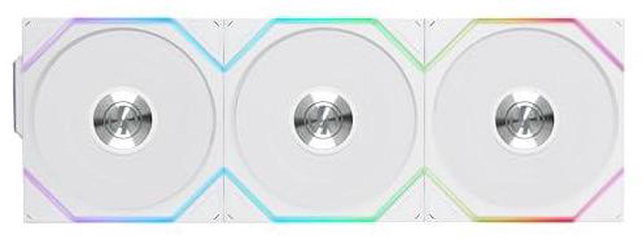 Alt view image 8 of 8 - Lian Li UNI Fan TL 120 Wireless - Triple Pack - 2.4 GHz Wireless Controller Included - Daisy Chain & Infinity Mirror Design - Controller reqired. - White (12TL1W3W)