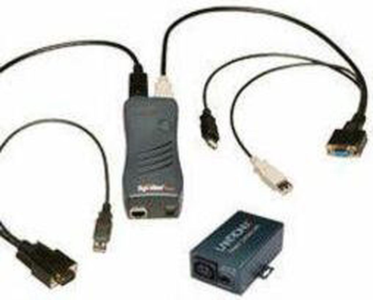 Alt view image 3 of 3 - Lantronix SpiderDuo KVM Switchbox - 1 Computer(s) - 1 Local User(s) - UXGA - 1600 x 1200 - 1 x Network (RJ-45) - 1 x USB1 x VGA